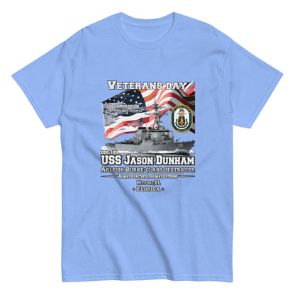 USS JASON DUNHAM DDG-109 T-shirt, Destroyer Veterans  T-Shirt, Comancha T-shirts, US NAvy T-shirts, US navy Ships, US navy Veterans T-shirt,