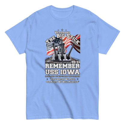 USS IOWA T-Shirt, USS IOWA BB-61 t-shirt, Battleship Veterans T-Shirt, US NAVY SHIPS Tees, US NAVY Veterans T-Shirt, USS IOWA BB-61 Battleship Veterans Classic T-Shirt, Comancha T-Shirt,