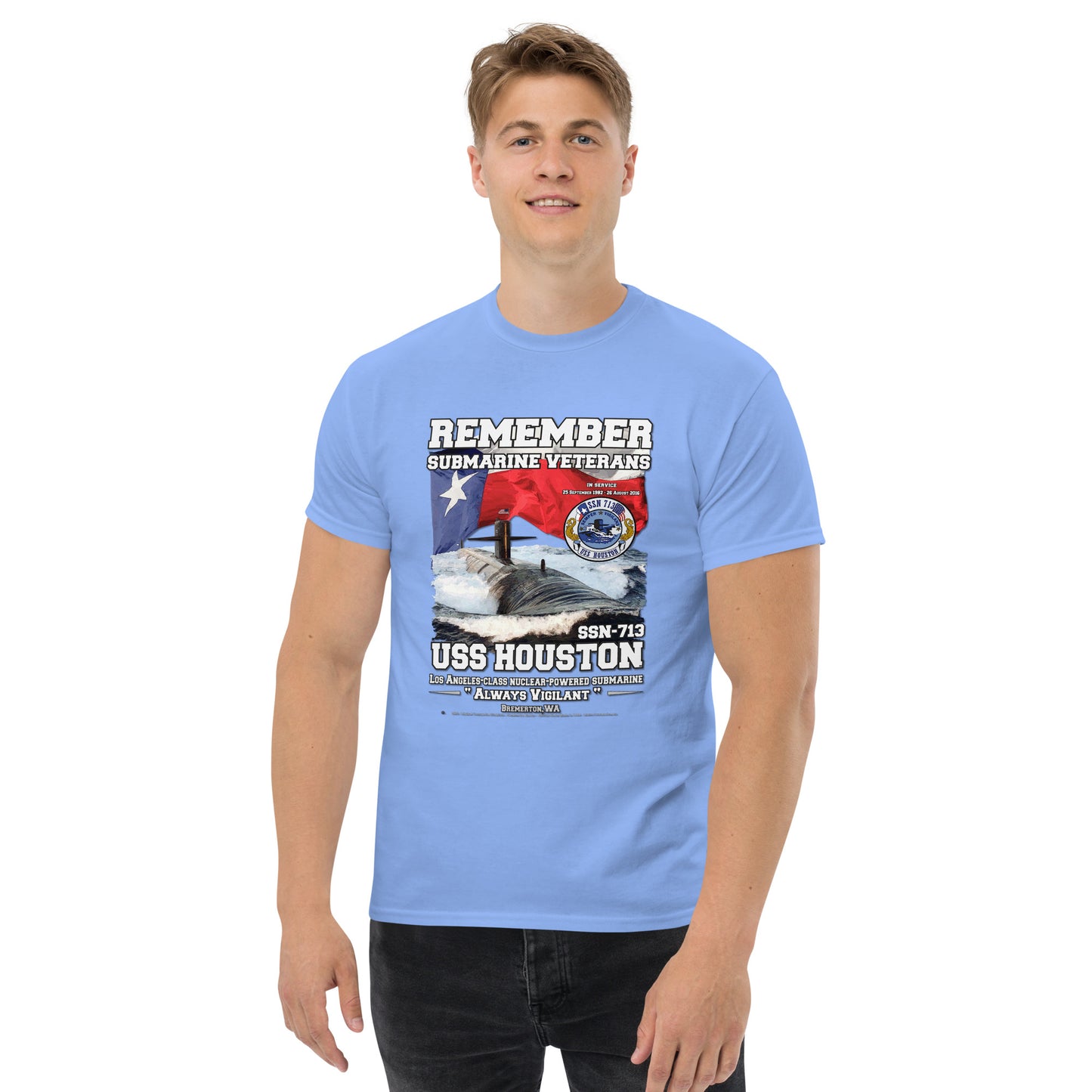 USS HOUSTON SSN-713 Submarine T-shirt