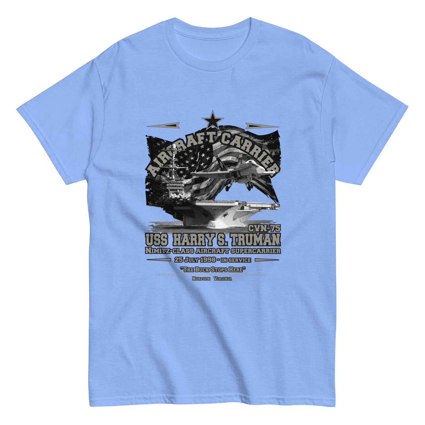 USS HARRY TRUMAN CVN-75 Aircraft Carrier Veterans Classic T-shirt, Comancha.us, USS HARRY TRUMAN CVN-75 t-shirt, Aircraft Carrier t-shirt, Veterans Classic T-shirt, Comancha.us, Navy T-Shirt,Navy ship tee,