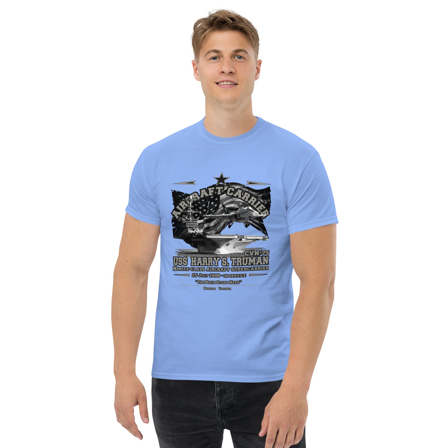 USS HARRY TRUMAN CVN-75 Aircraft Carrier T-shirt