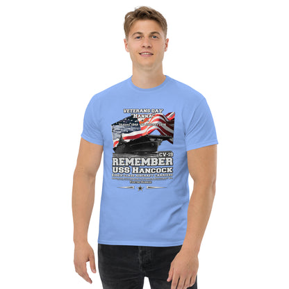 USS HANCOCK CVN-19 Aircraft Carrier T-shirt