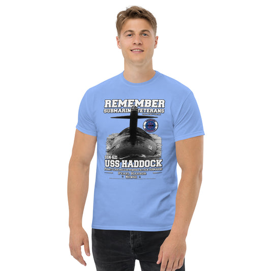 USS HADDOCK SSN-621 tee,USS HADDOCK SSN-621 Submarine Veterans Classic T-shirt,