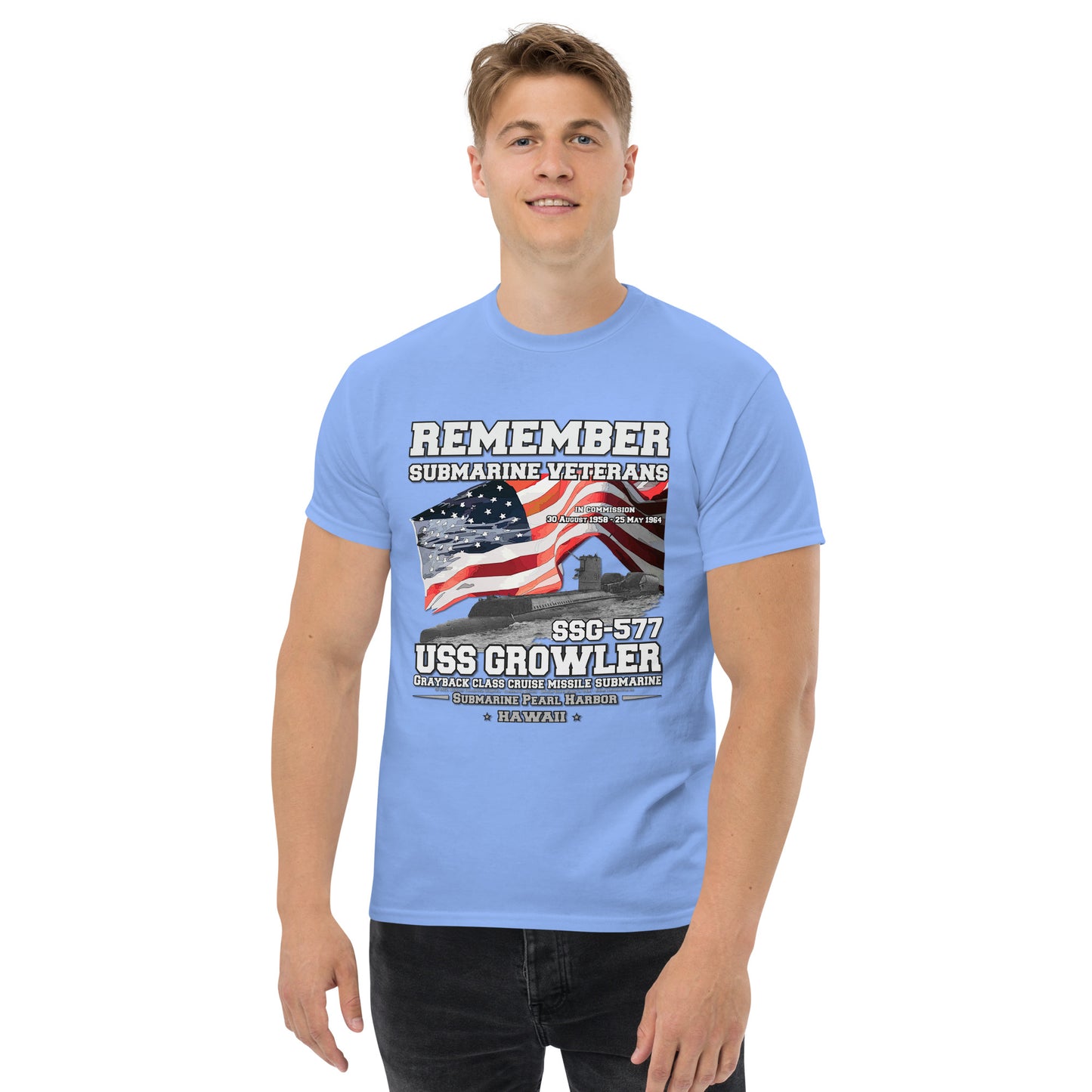 USS GROWLER SSG-577 Submarine t-shirt