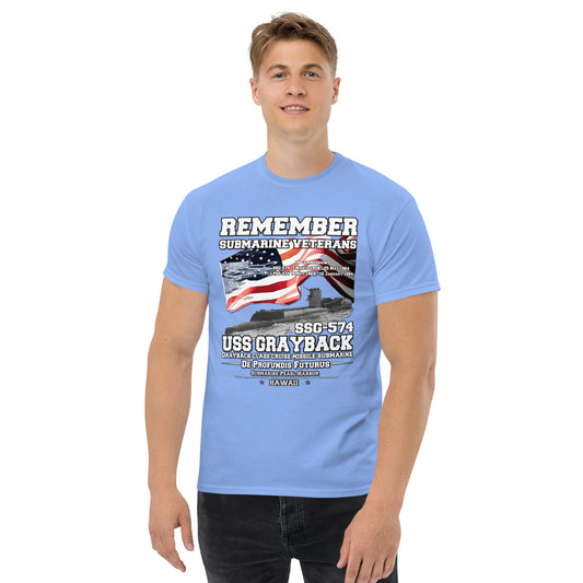 USS GRAYBACK SSG-574 tee, USS GRAYBACK SSG-574 Veterans tee,USS GRAYBACK SSG-574 Submarine Veterans Classic Tee, Comancha Tee,