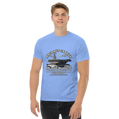 USS GEORGE WASHINGTON CVN-73 Aircraft Carrier Veterans Classic Tee,