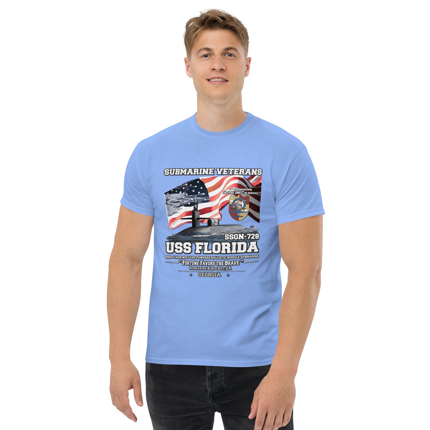 USS FLORIDA SSGN-728 Submarine t-shirt