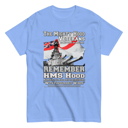 HMS HOOD Cruiser t-shirt, HMS HOOD T-shirt, HMS HOOD Royal Navy Battlecruiser T-Shirt, HMS HOOD Royal Navy T-Shirt, Comancha t-shirt,