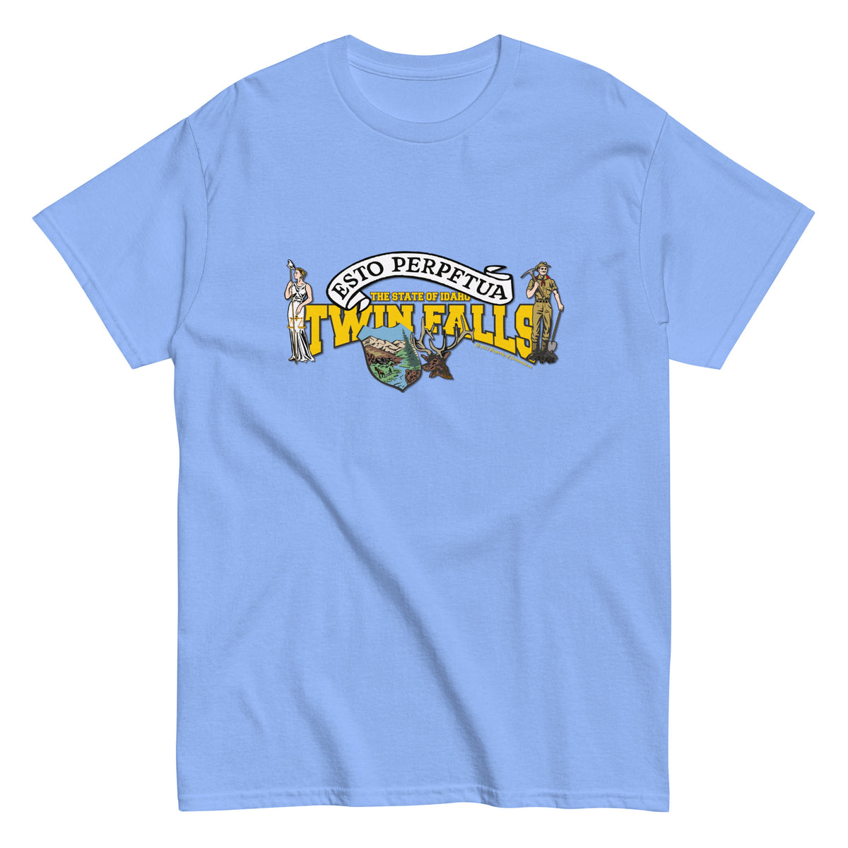 Twin Falls t-shirt, Idaho State T-shirt, Comancha Graphics,