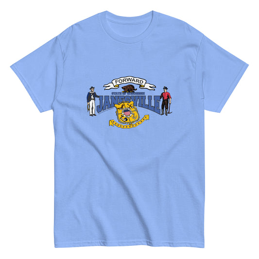 Janesville wisconsin tee,Janesville t-shirt, Wisconsin State T-Shirt, Comancha Graphics,