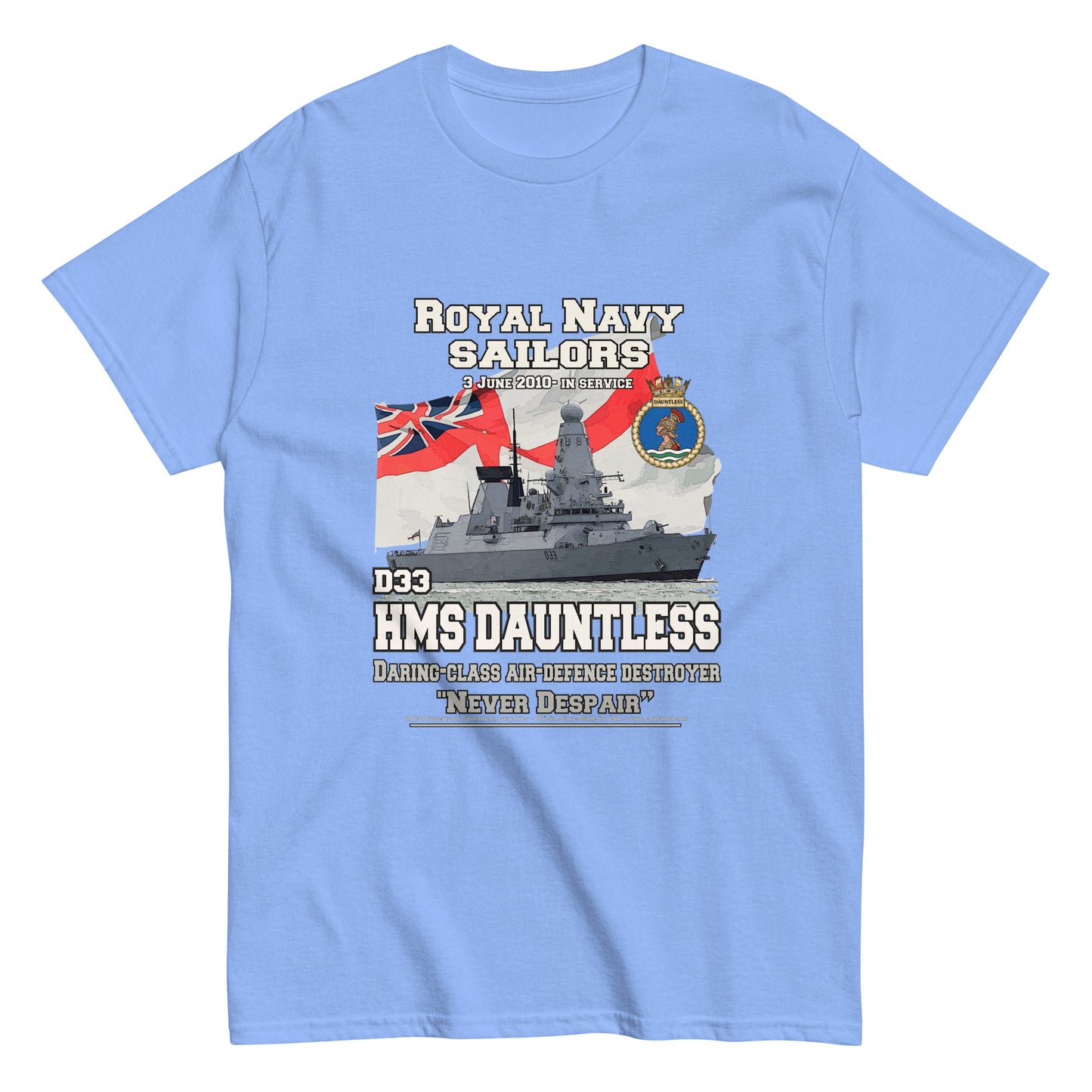 HMS Dauntless D32 Destroyer T-shirt,