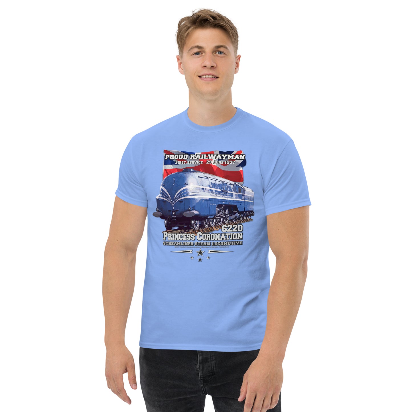 6220 Streamliner t-shirt, Steam Locomotive T-shirt,