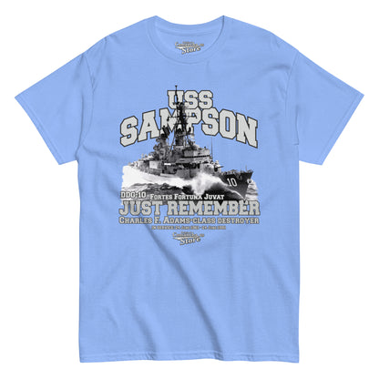 USS Sampson DDG-10 tee