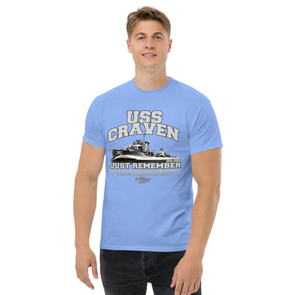 USS Craven DD-382 Shipmates T-shirt