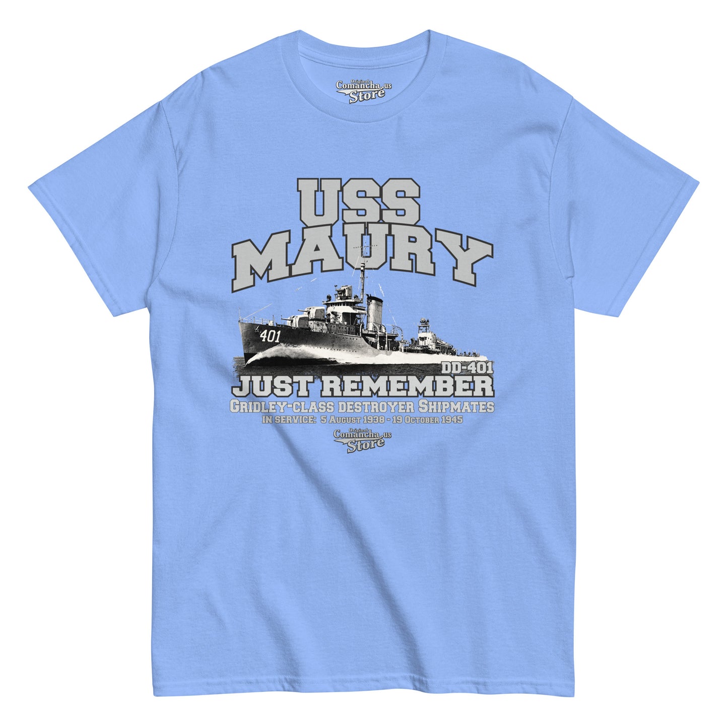 USS Maury DD-401 t-shirt