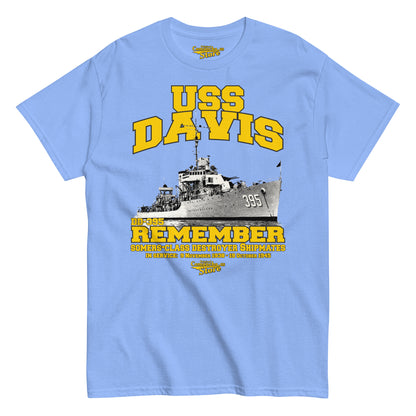 USS Davis DD-395 Destroyer tee