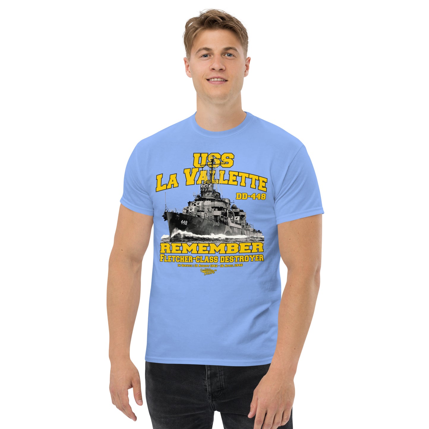 USS La Vallette DD-448 tee