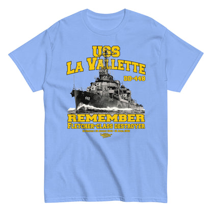 USS La Vallette DD-448 tee