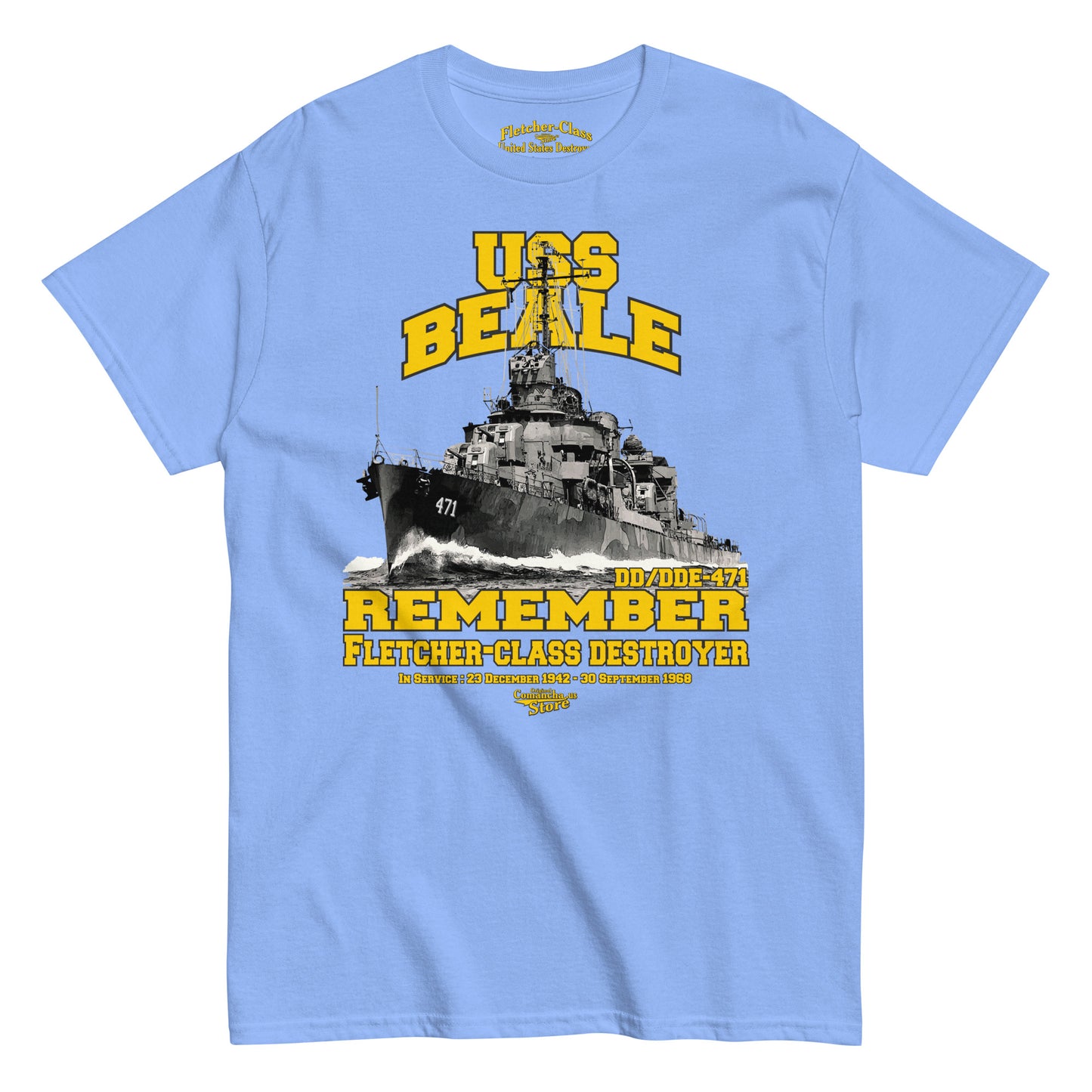 USS Beale DD/DDE-471 destroyer t-shirt