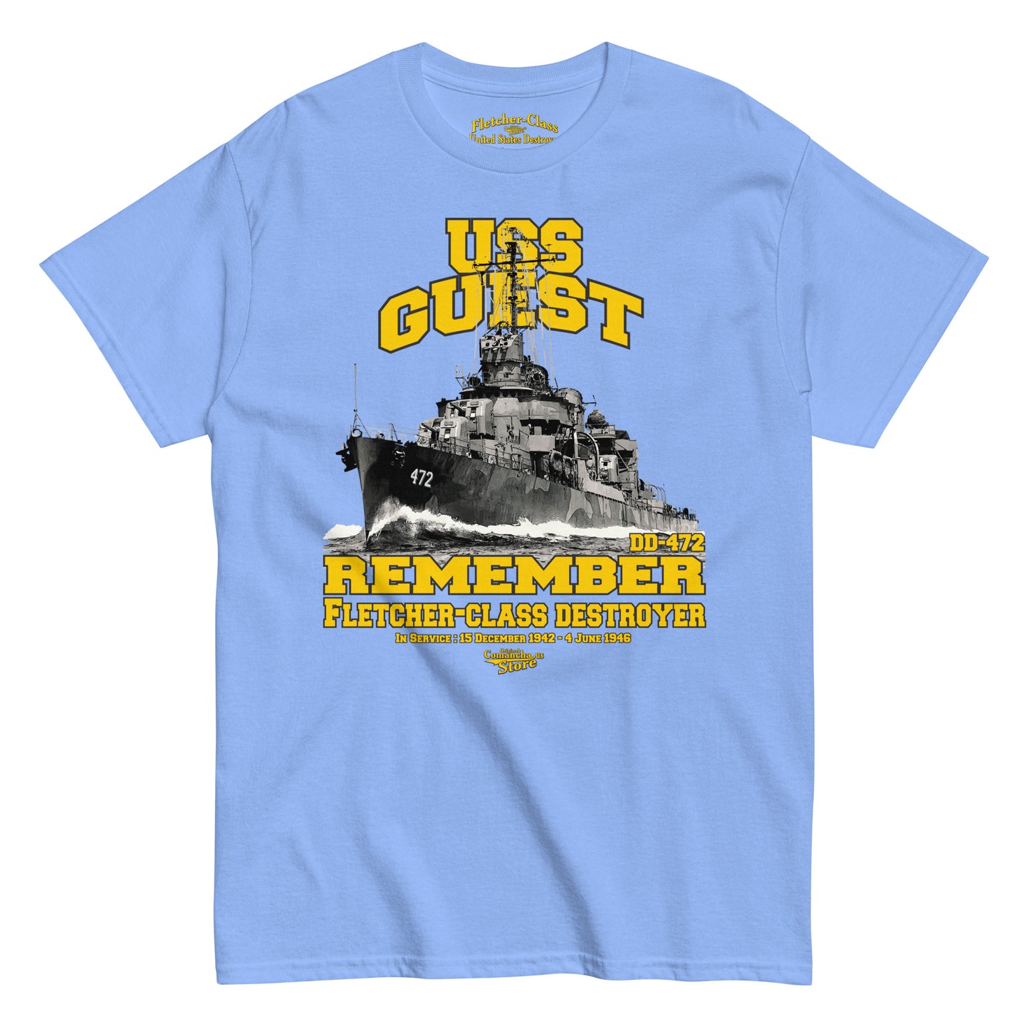 USS Guest DD-472 t-shirt