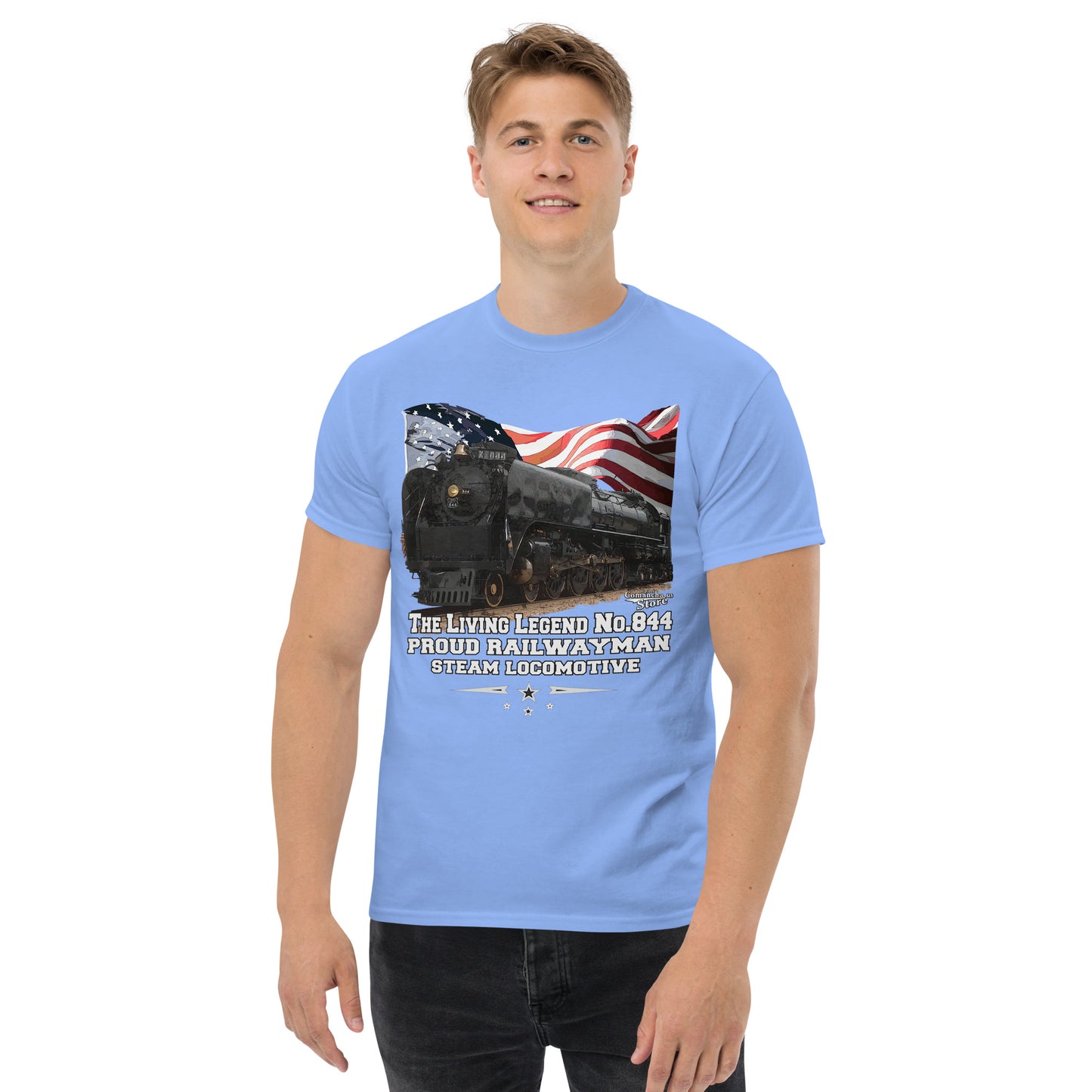 UP 844 Locomotive Enthusiast t-shirt,