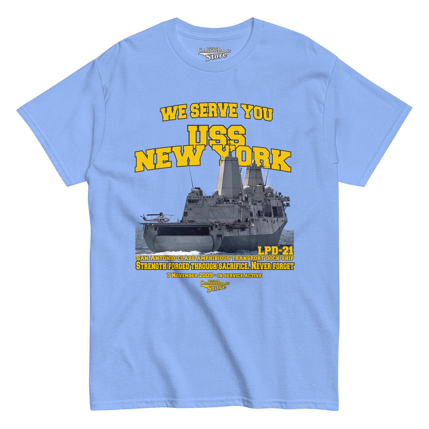 USS New York LPD-21 t-shirt