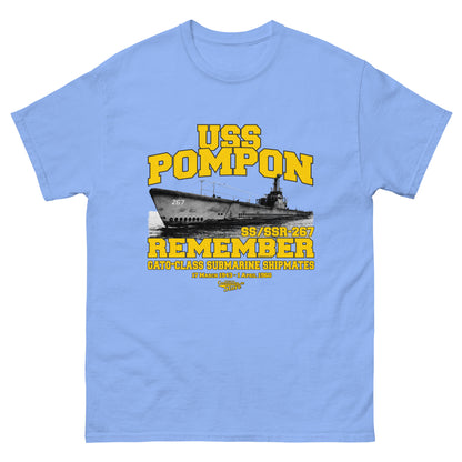 USS Pompon SS/SSR-267 Submarine T-shirt,