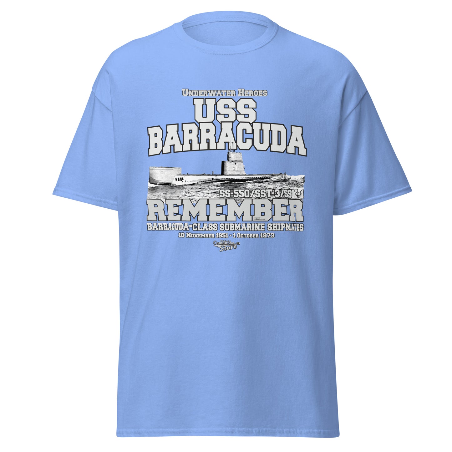 USS Barracuda K-1 submarine T-shirt