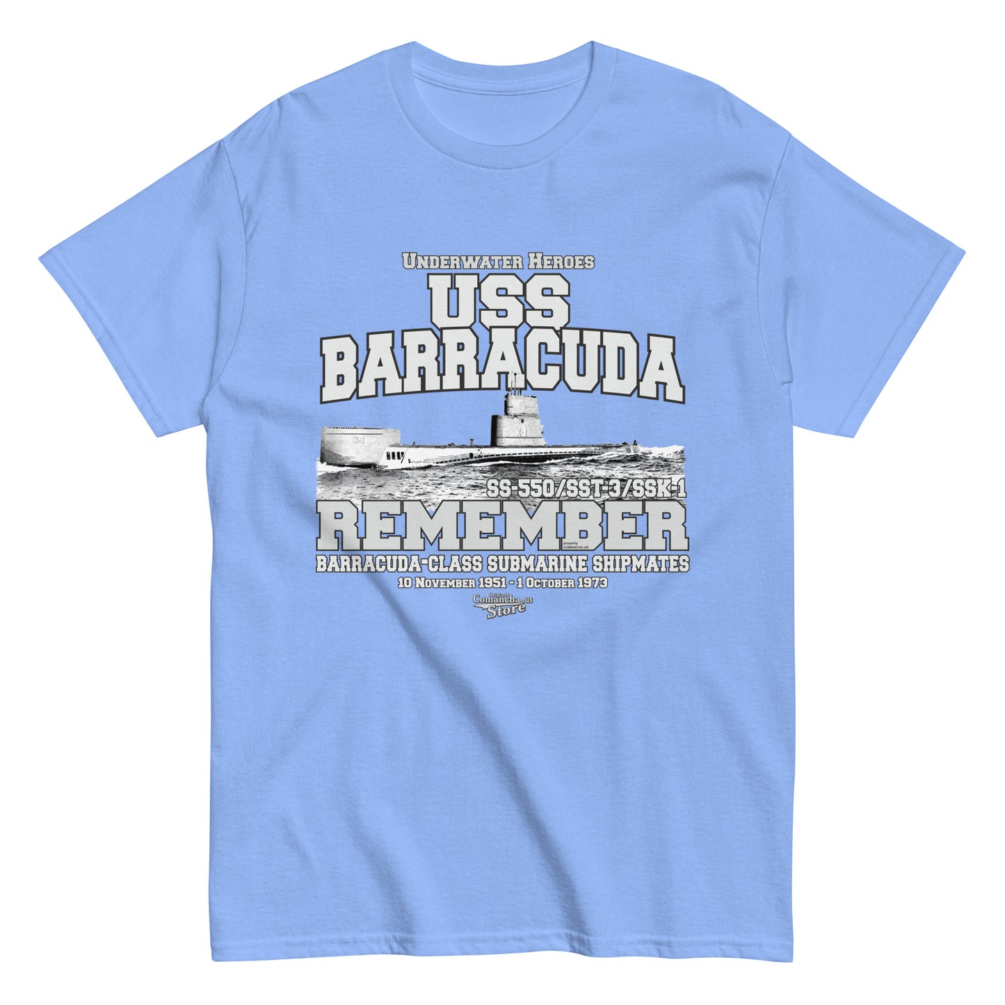 USS Barracuda K-1 submarine T-shirt