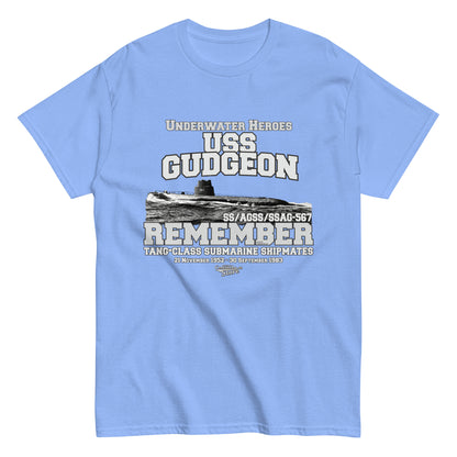 USS Gudgeon SS/AGSS/SSAG-567 submarine t-shirt