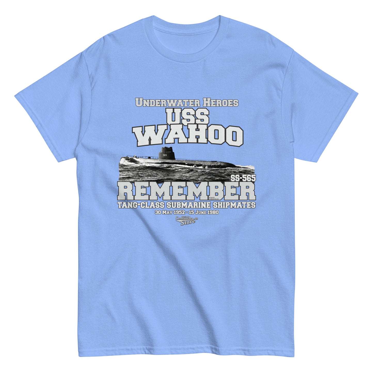 USS Wahoo SS-565 submarine t-shirt