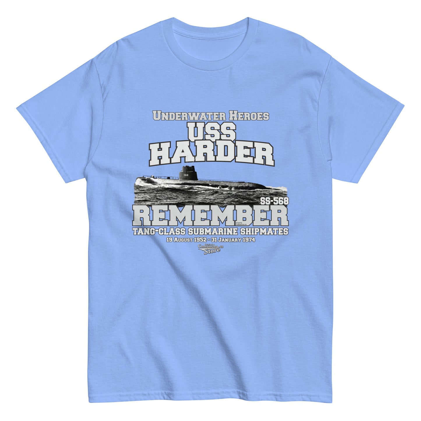 USS Harder SS-568 submarine t-shirt