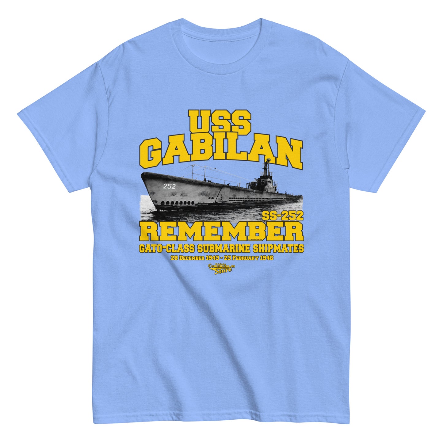 USS Gabilan SS-252 submarine t-shirt