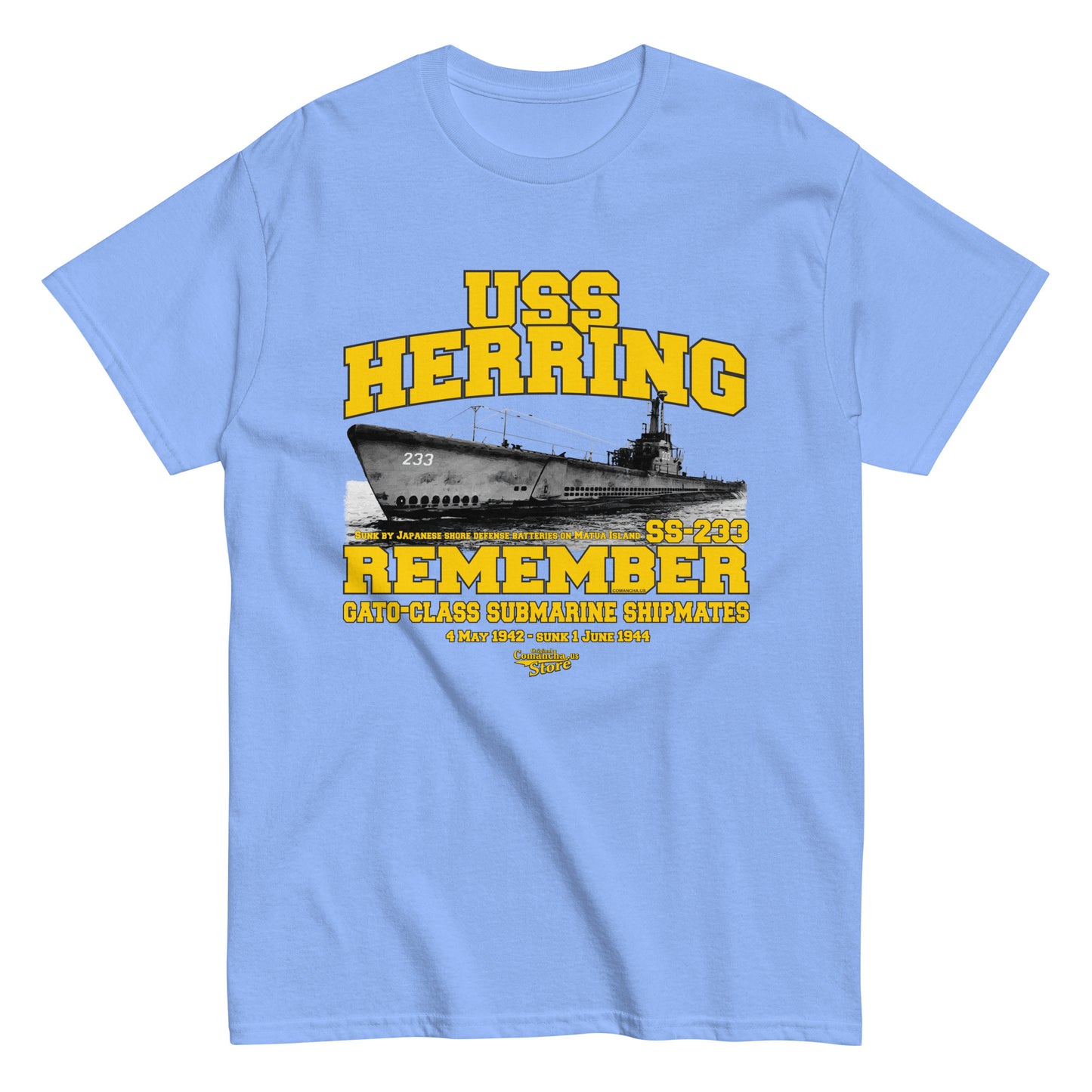 USS Herring SS-233 Submarine t-shirt