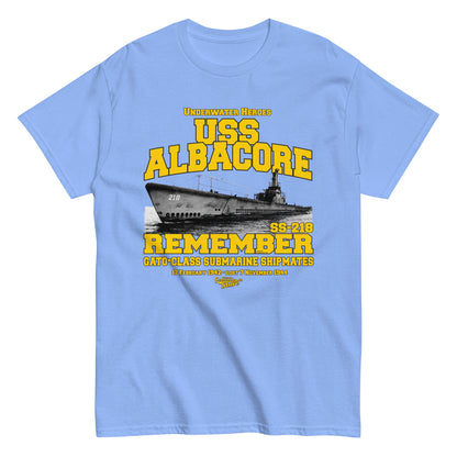 USS Albacore SS-218 Submarine t-shirt