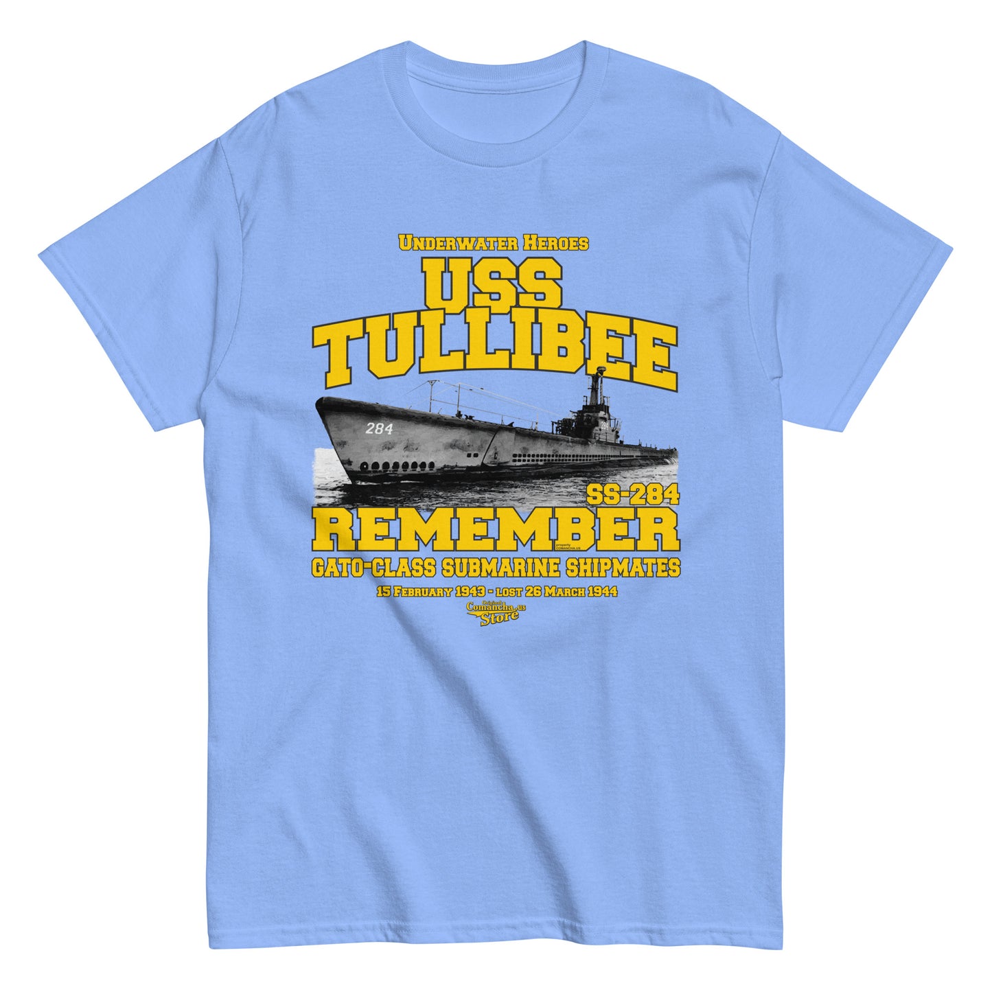 USS Tullibee SS-284 submarine t-shirt