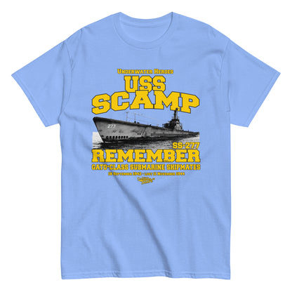 USS Scamp SS-277 submarine t-shirt