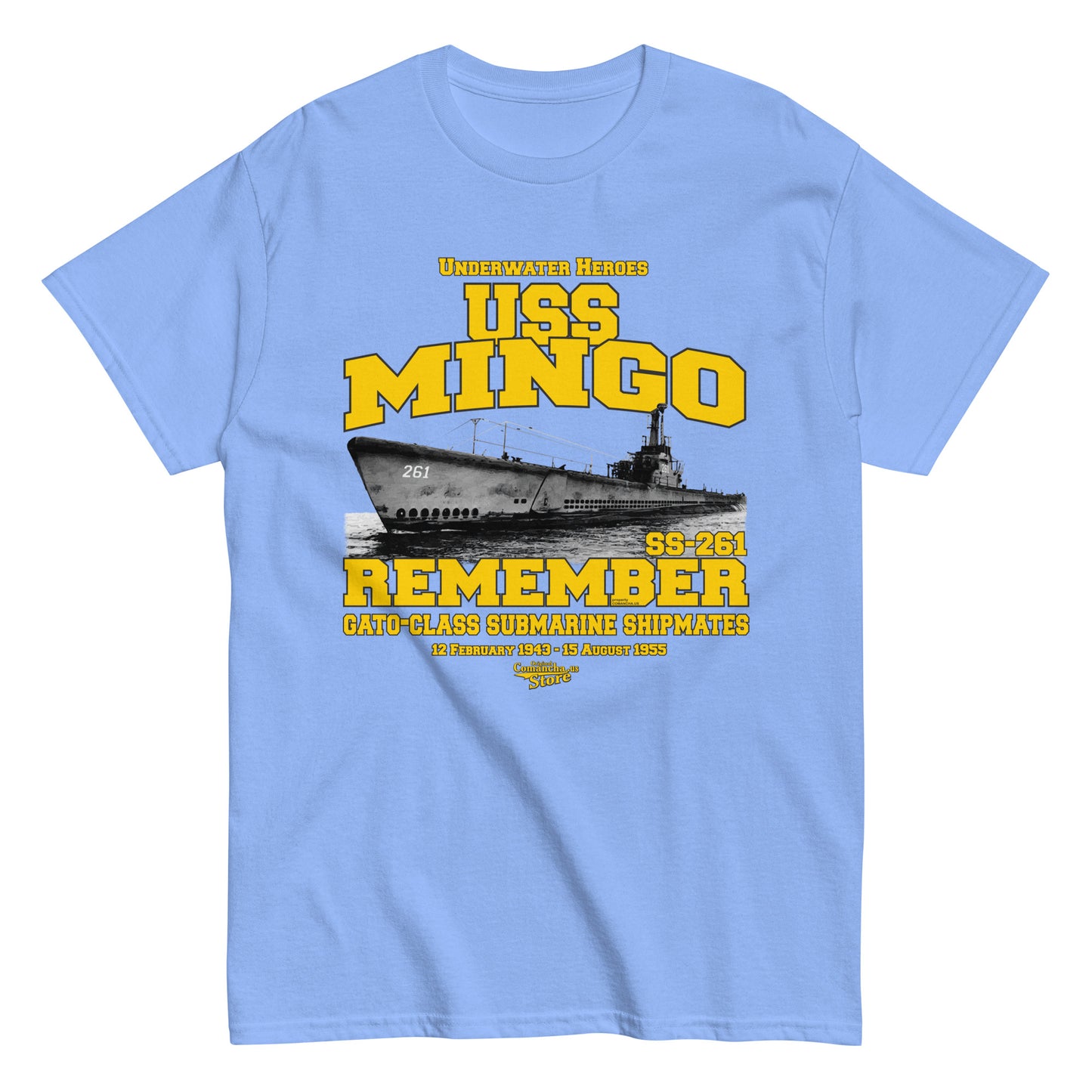 USS Mingo SS-261 Submarine T-shirt