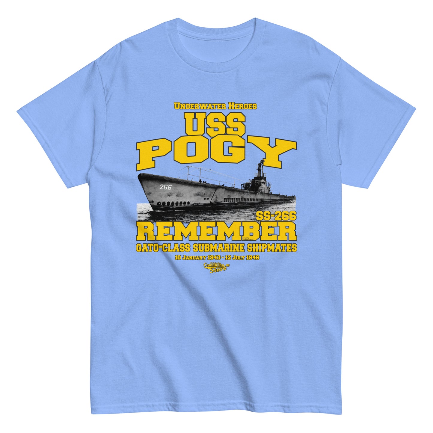 USS Pogy SS-266 Submarine t-shirt