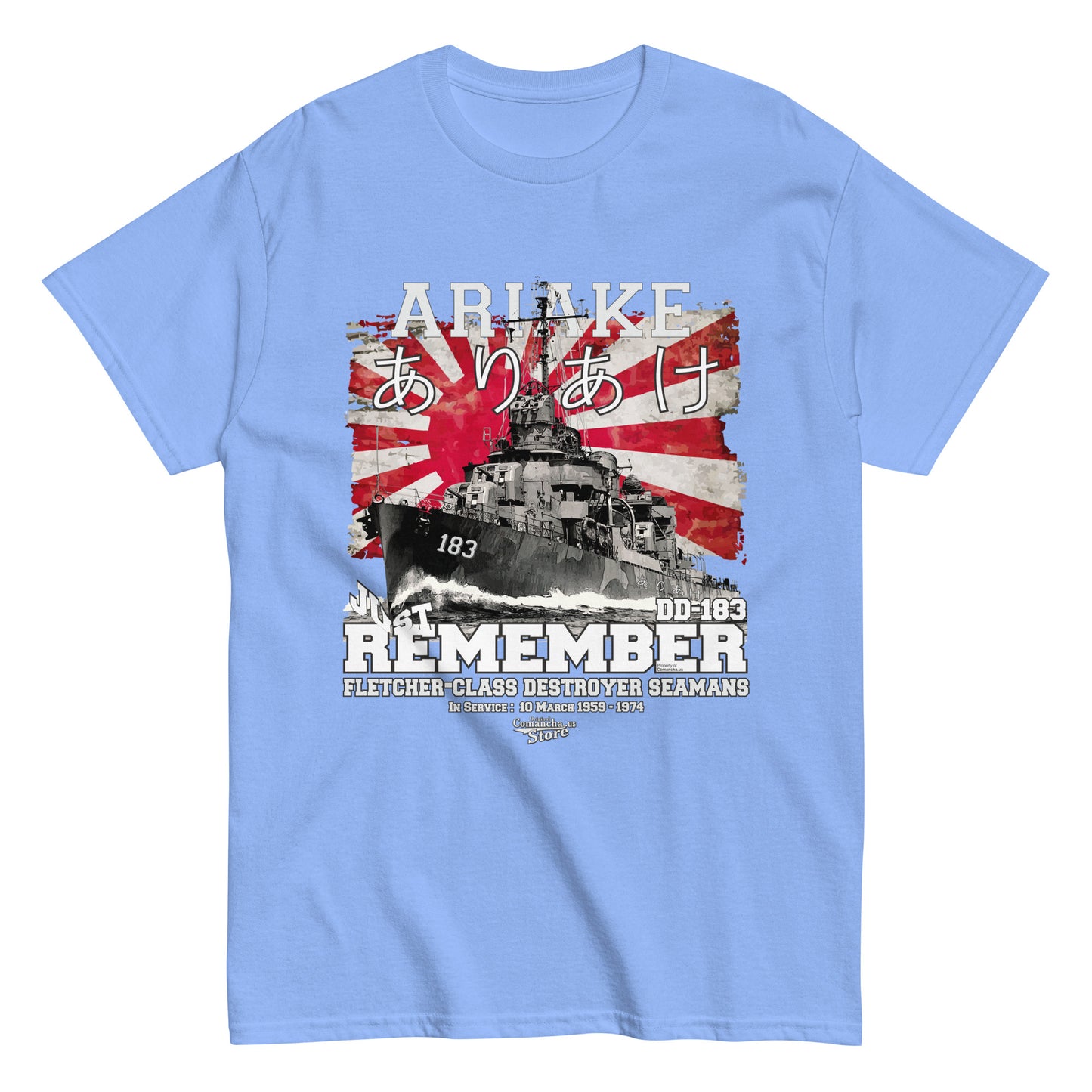 JDS Ariake DD-183 destroyer t-shirt