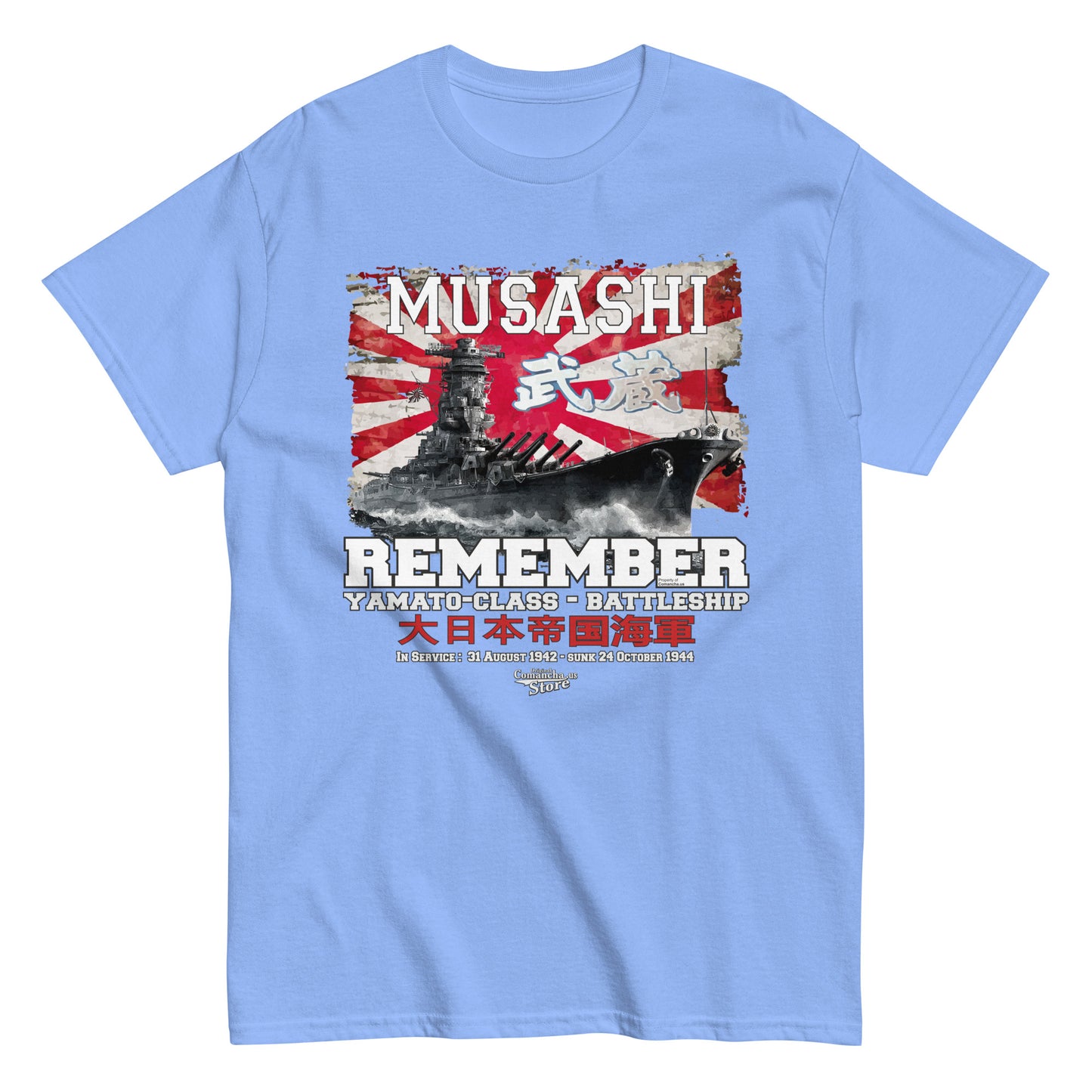 Musashi (武蔵) Battleship t-shirt