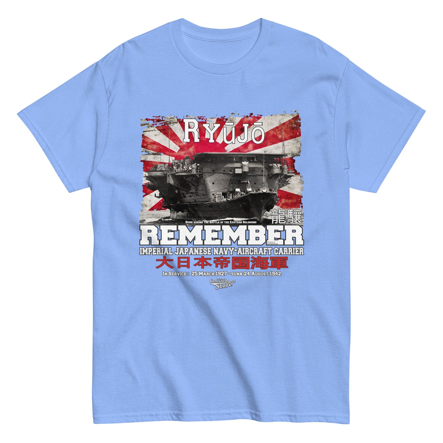 Ryūjō light aircraft carrier t-shirt