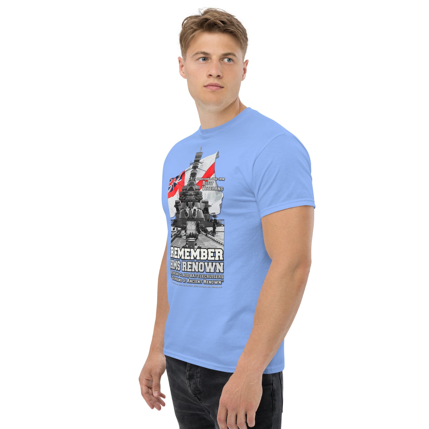 HMS RENOWN t-shirt, HMS RENOWN Cruiser tee, HMS RENOWN veterans tee,HMS RENOWN Royal Navy Battlecruiser T-Shirt, HMS RENOWN Royal Navy T-Shirt, comancha Online shop,