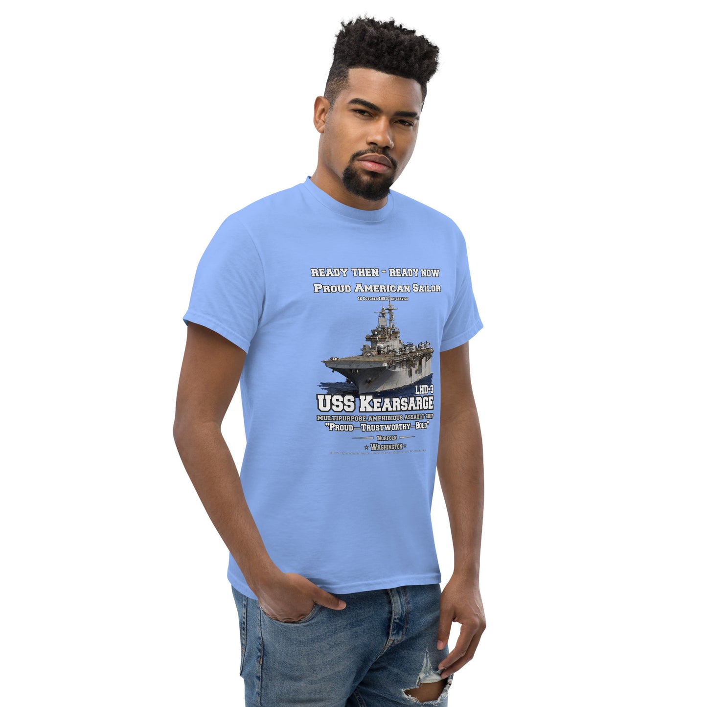 USS KEARSARGE LHD-3 Amphibious Assault Ship Veterans T-Shirt, Comancha Navy Store,