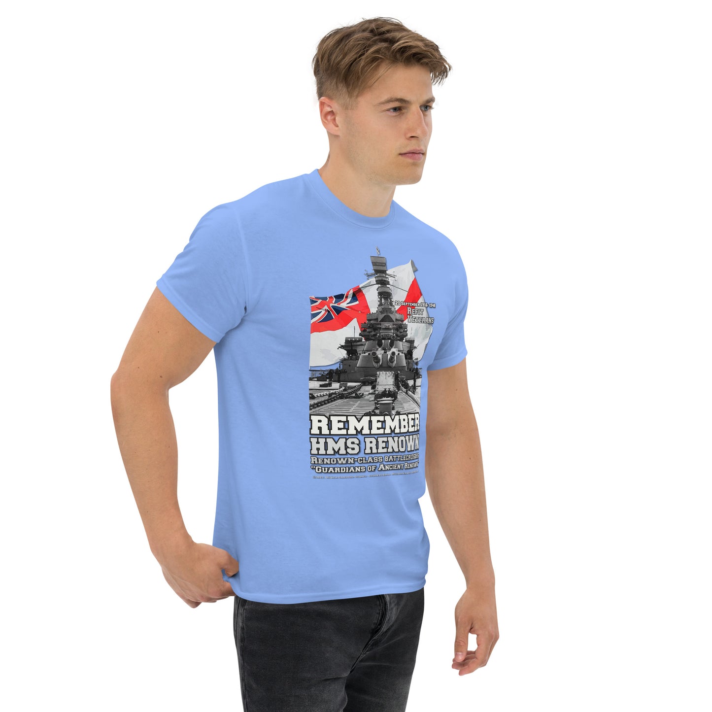 HMS RENOWN t-shirt, HMS RENOWN Cruiser tee, HMS RENOWN veterans tee,HMS RENOWN Royal Navy Battlecruiser T-Shirt, HMS RENOWN Royal Navy T-Shirt, comancha Online shop,