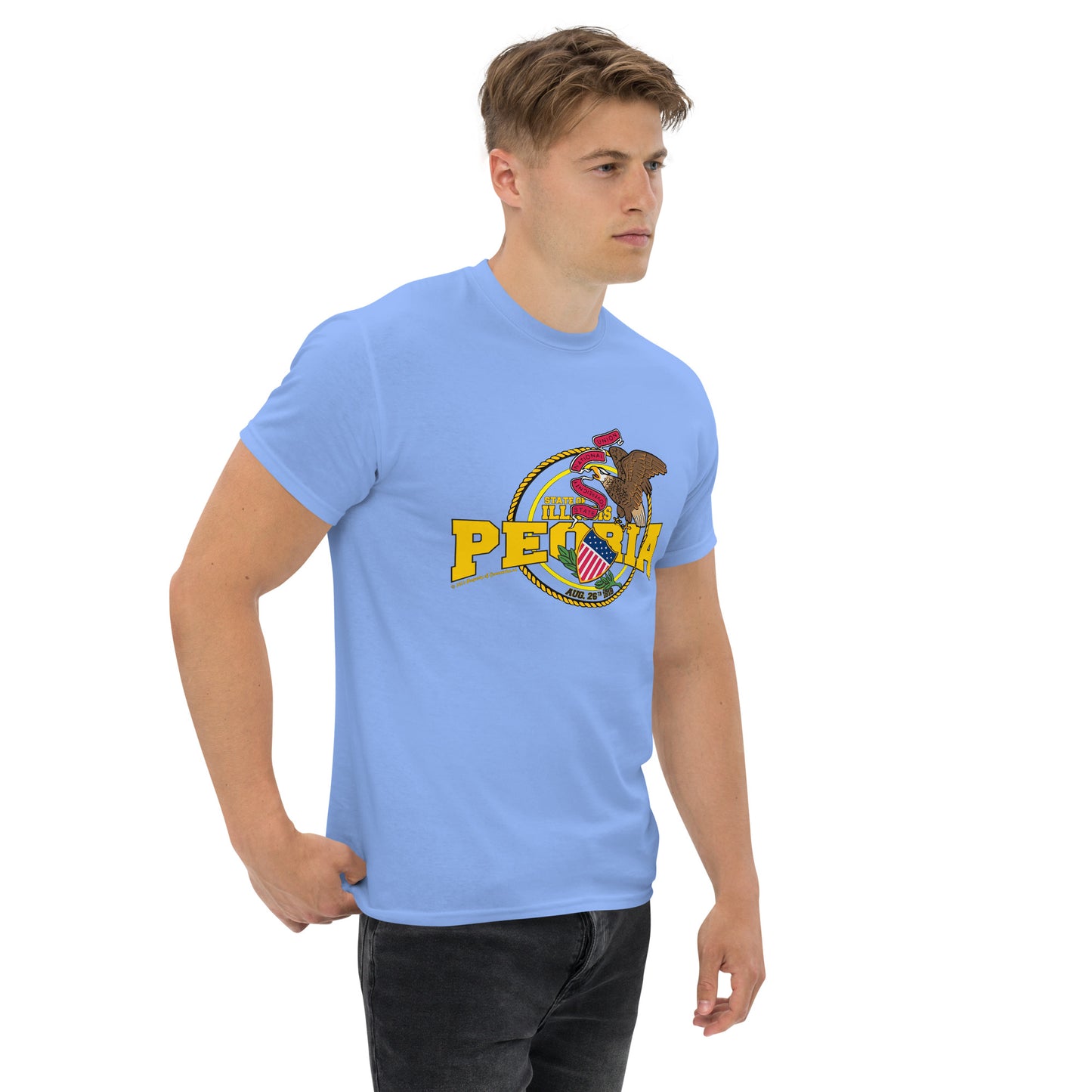 Peoria t-shirt, Illinois T-Shirt, Comancha Graphics,