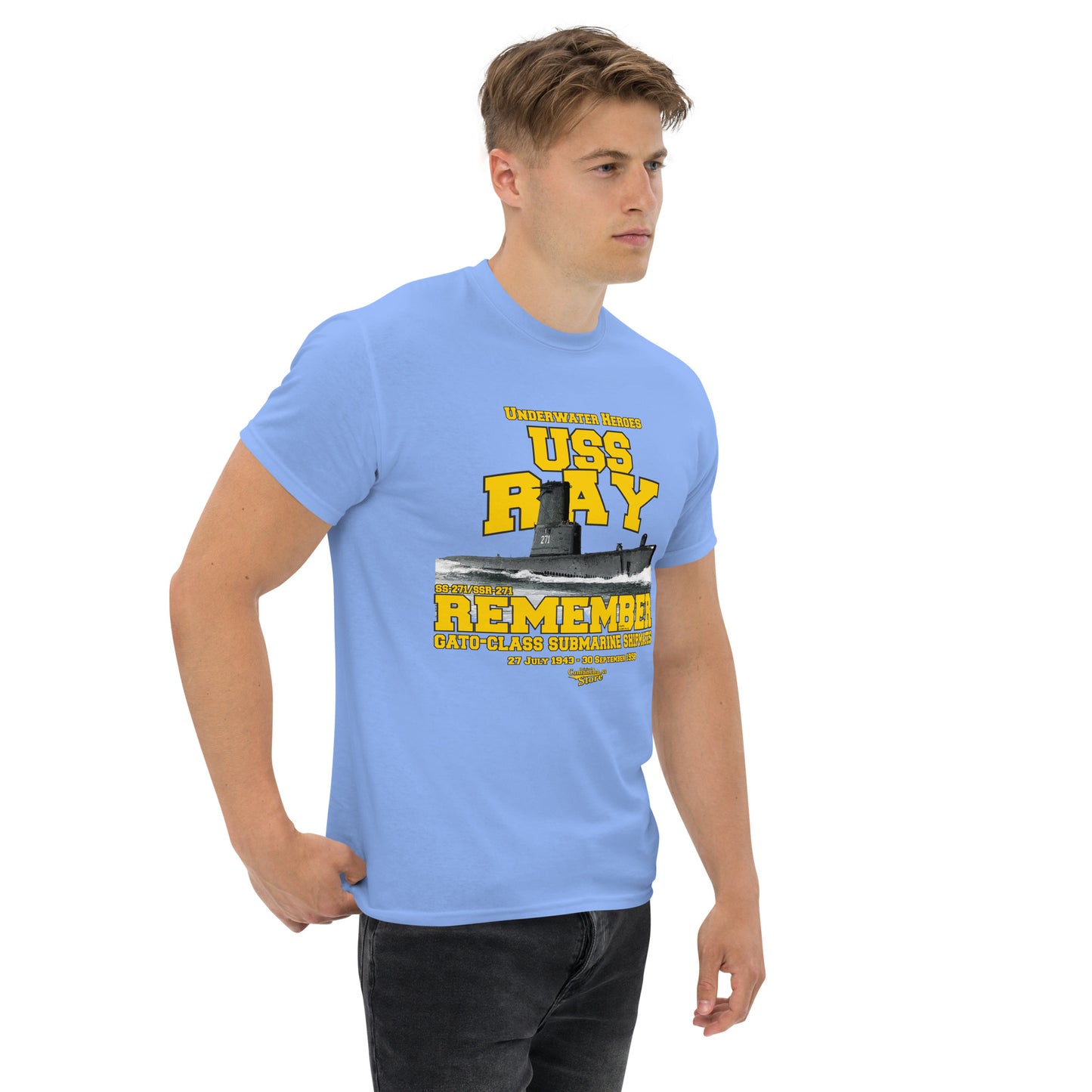 USS Ray SS/SSR-271 Submarine t-shirt