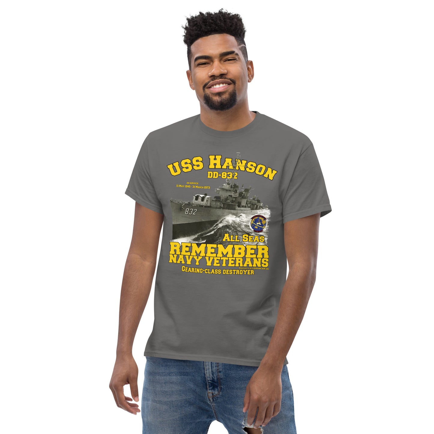 USS Hanson DD-832 Destroyer tee