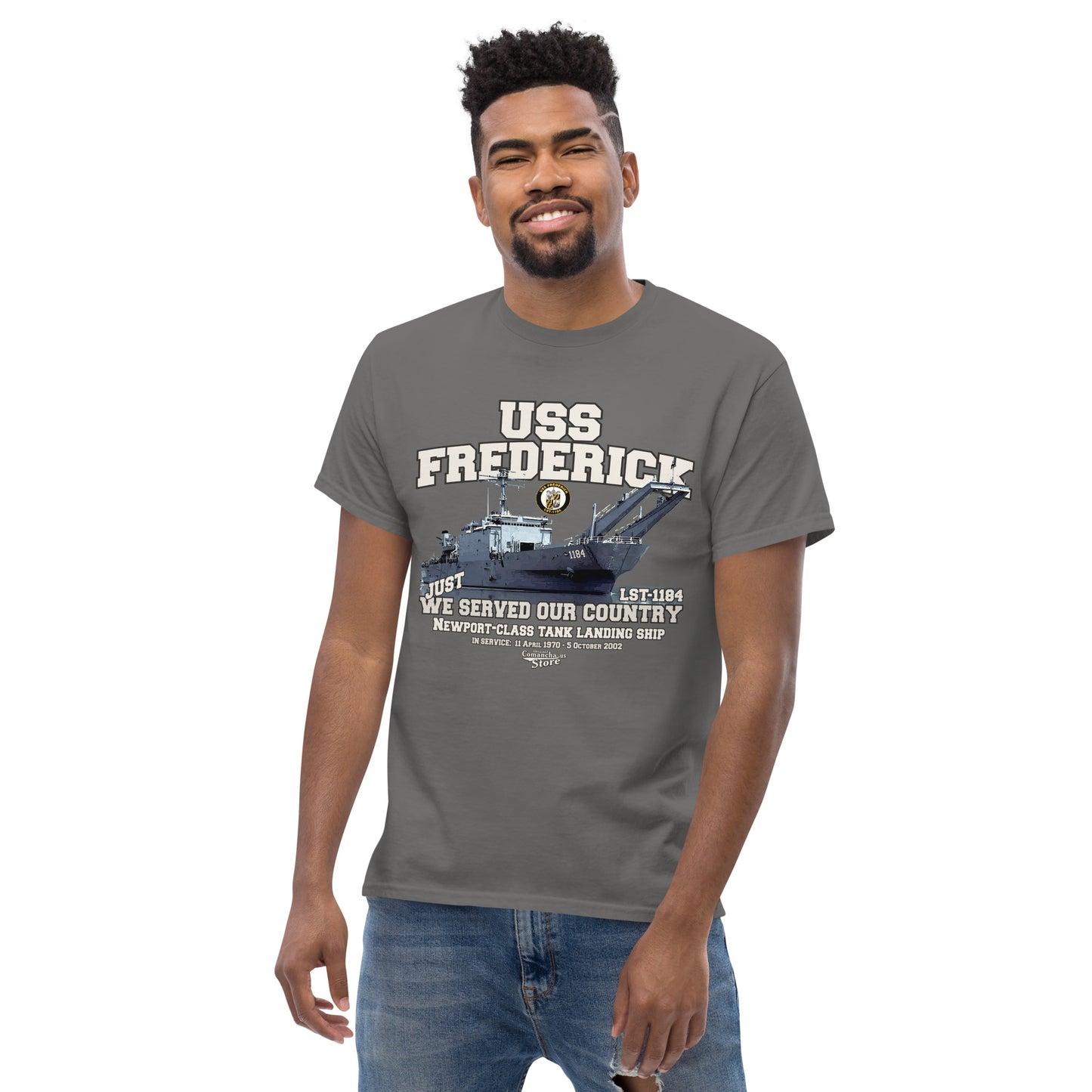 USS Frederick LST-1184 t-shirt