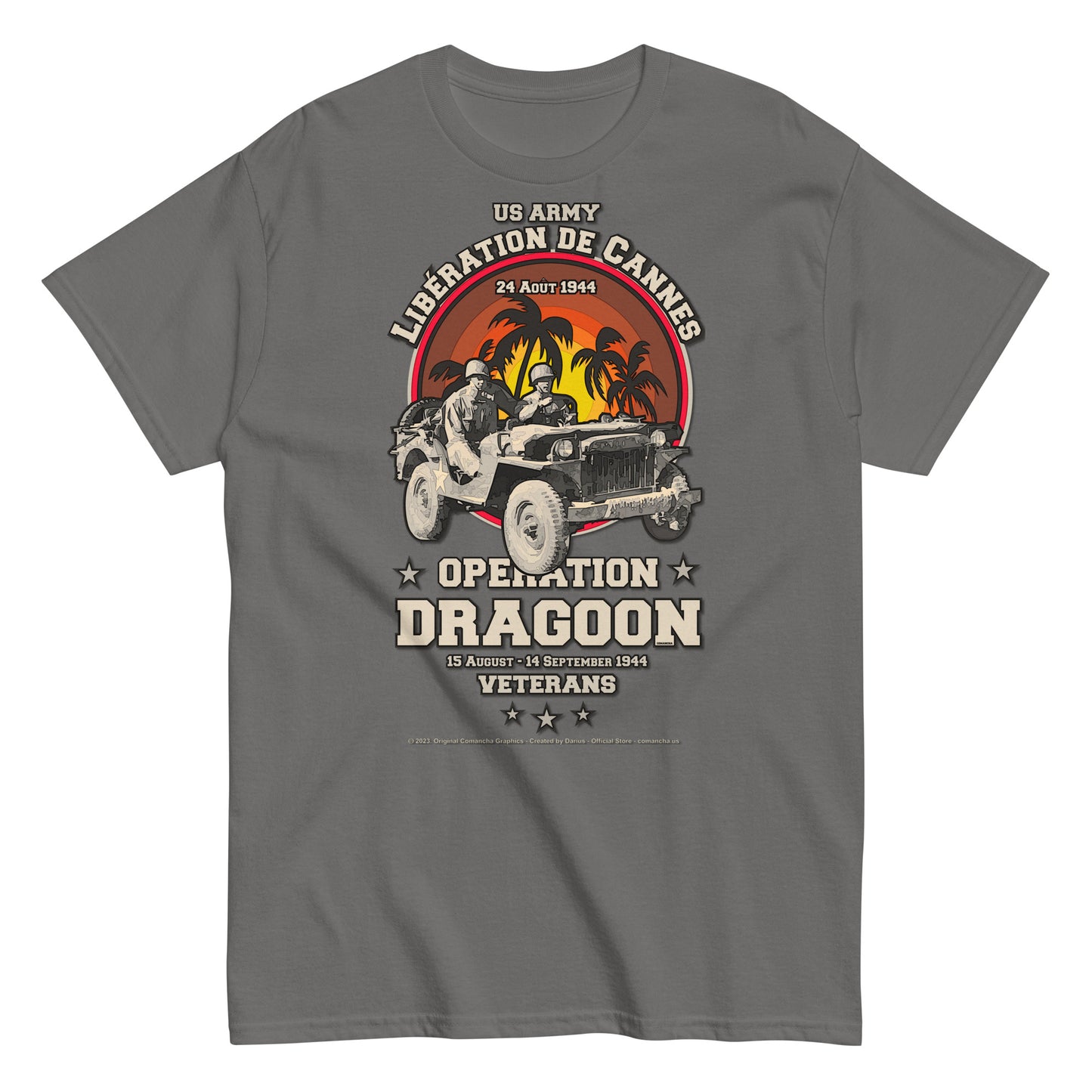 Operation Dragoon Veterans 1944, Comancha T-Shirt